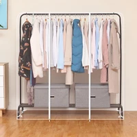 clear waterproof dustproof zip clothes rail cover clothing rack cover protector bag hanging garment suit coat storage display