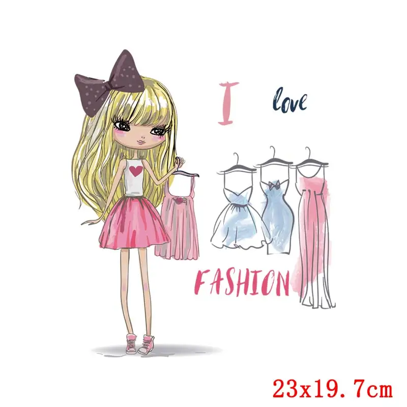 Prajna/модные нашивки для девочек сделай сам футболка с утюгом на переноске