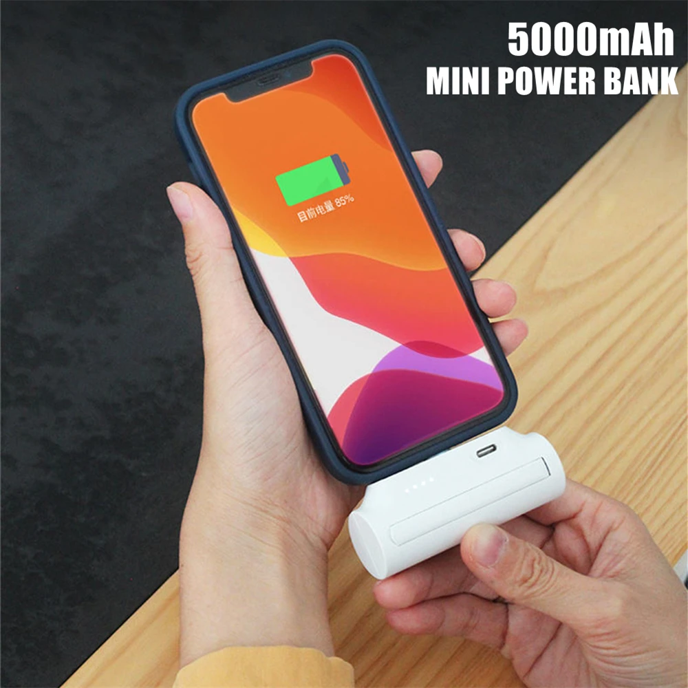 5000mah mini power bank for iphone 13 12 xiaomi oppo samsung backup external battery phone charger outdoor portable powerbank free global shipping