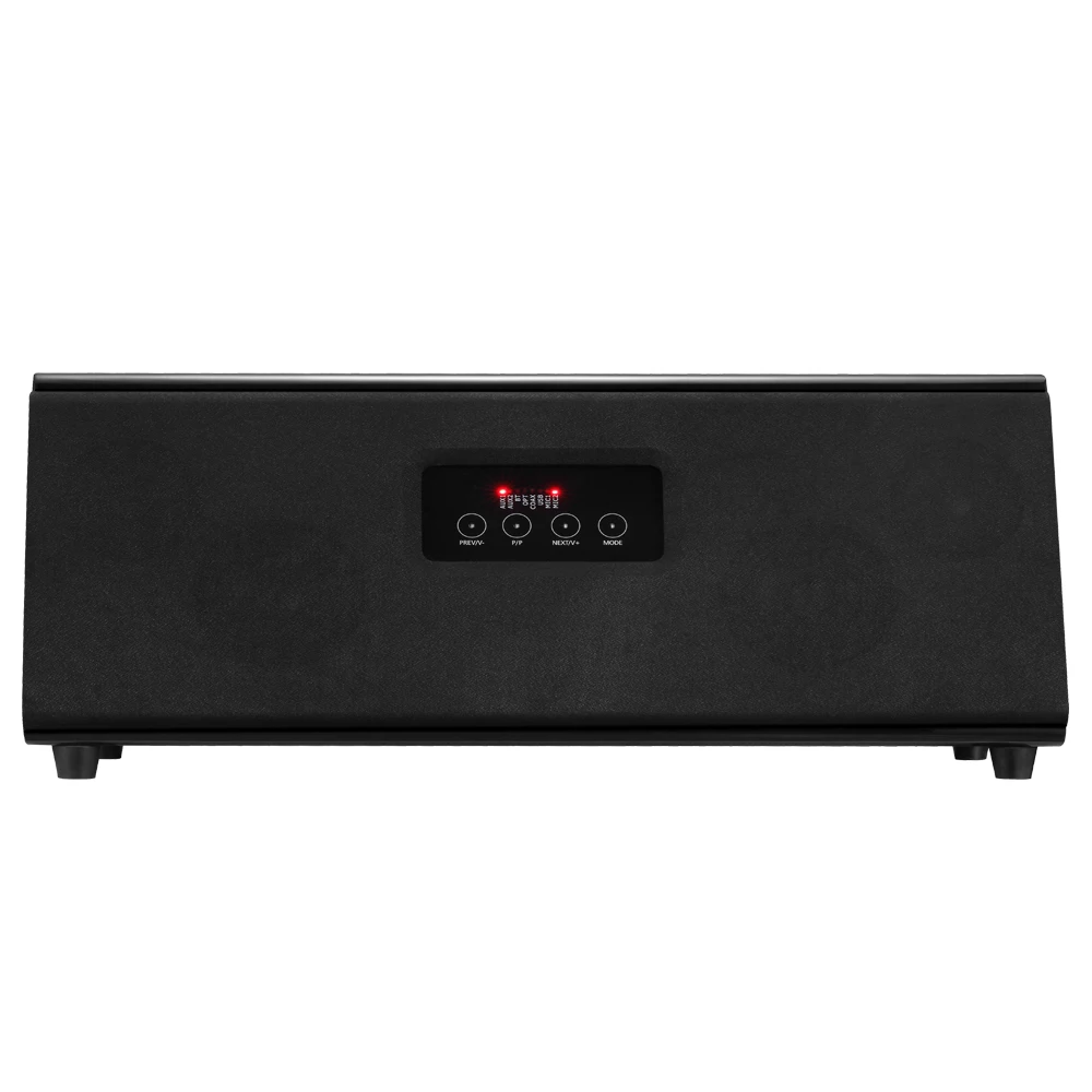 

4in1 Powered 130W RMS Karaoke Speaker Player 2line Aux Dsp Stereo PA System with Wireless Mirophone/USB/Optical/Coax/Mp3 player