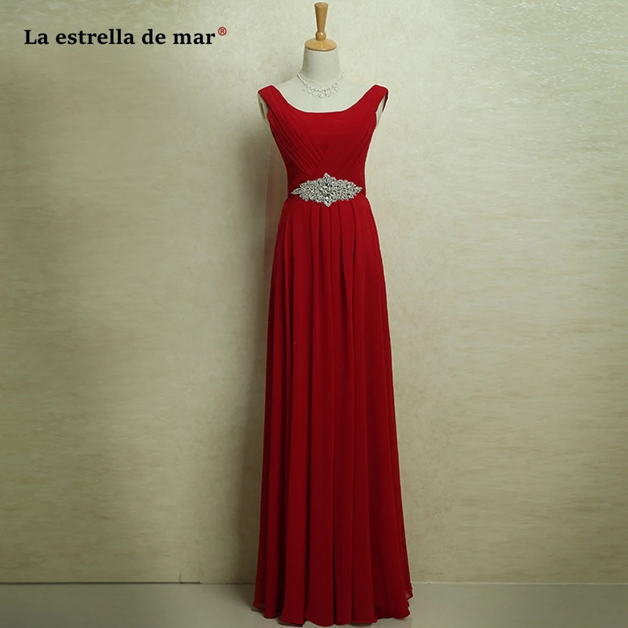 Vestido madrinha2021new шифоновое платье с украшением в виде кристаллов трапециевидной