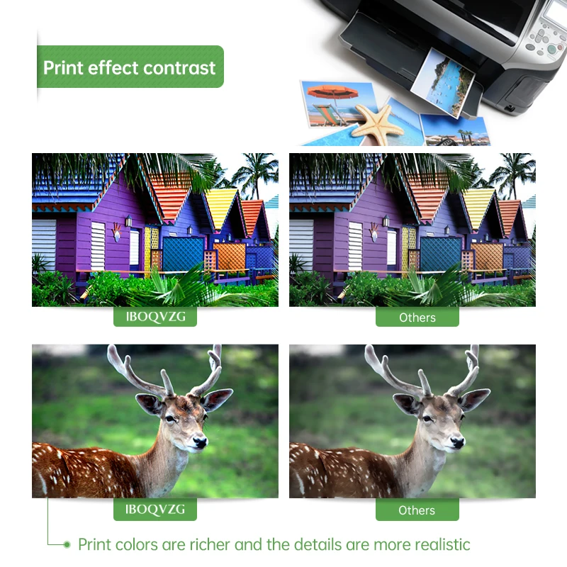 IBOQVZG для HP 300 300XL восстановленные рандомные чернила принтера Deskjet D1660 D2560 D2660 D5560 F2420