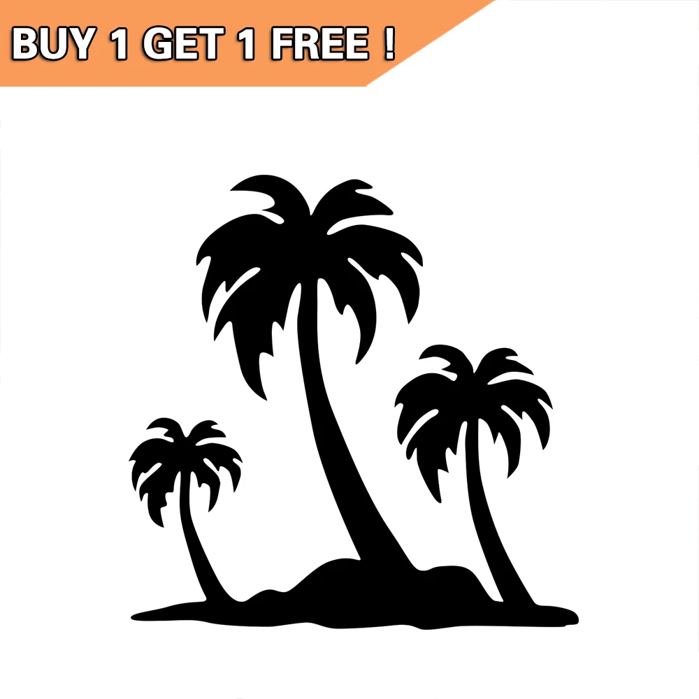Купите 1 бесплатно! Наклейка на автомобиль с пальмовым деревом наклейки для