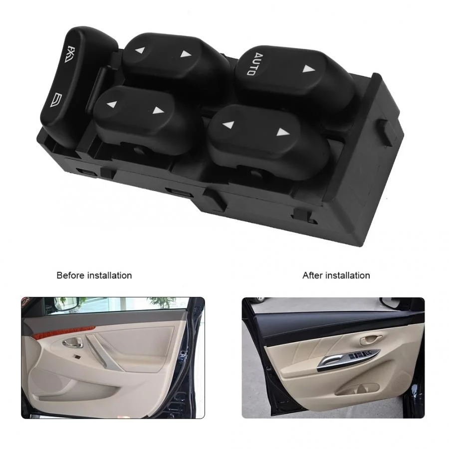 Front Left Power Window Master Control Switch Fit for Ford F-150 2L3Z-14529-BAA SW7154 2L3Z14529BAA Black ABS | Автомобили и