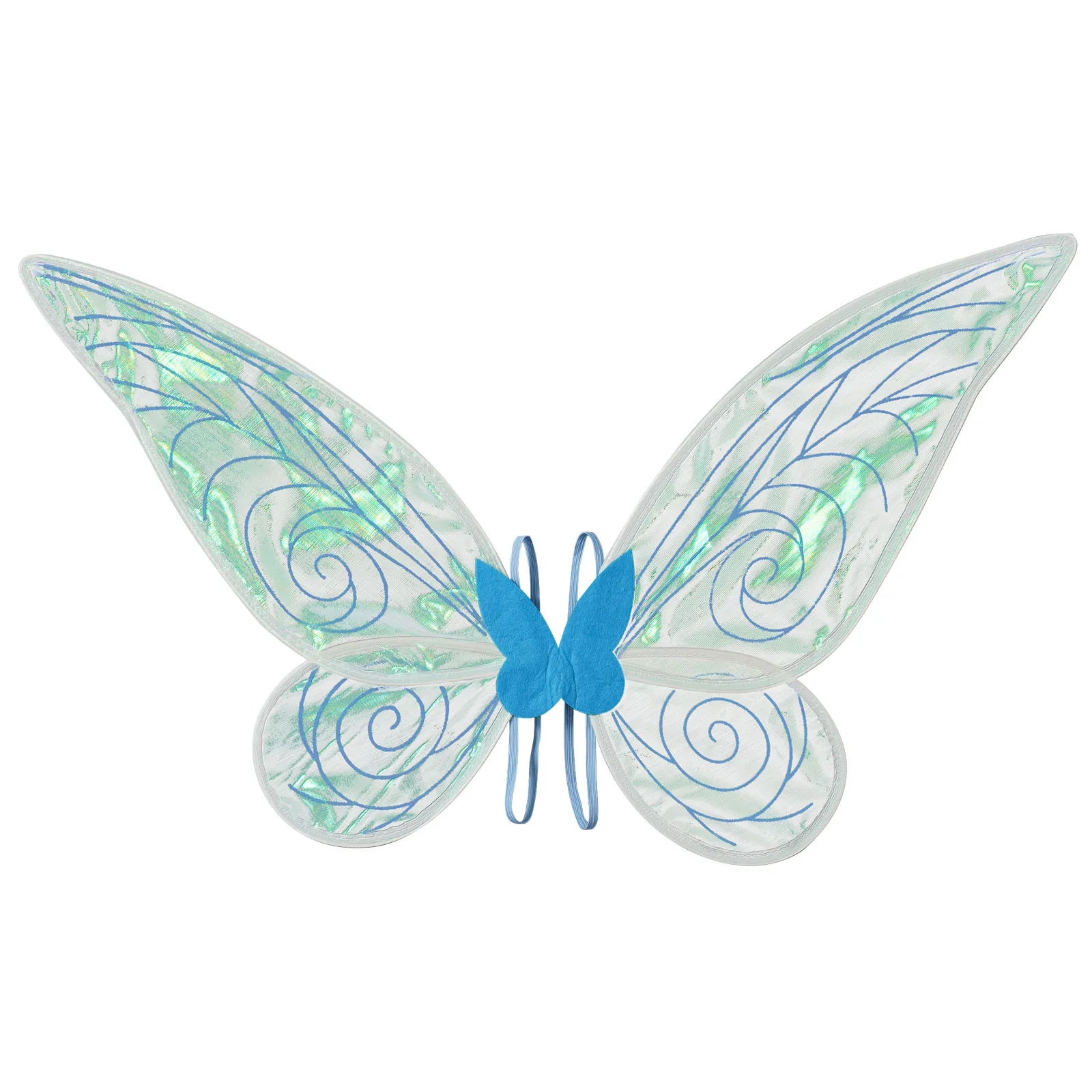 Shiny Color Changing Butterfly Angel Fairy Wing Adult Kid Women Girl Fancy Dress