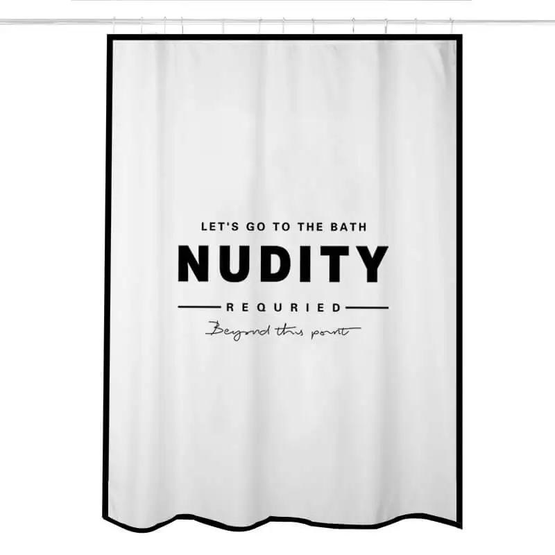 Европейский полиэстер занавеска для душа толстые шторы с крючками ванной