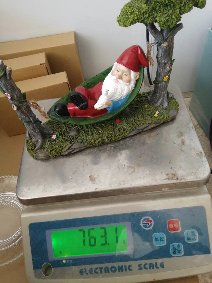 

Garden Decoration Outdoor Hammocks Dwarf Garden Creative Decoration Christmas Gift Resin Crafts Decoration Statue Jardin 2021