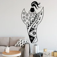 diy japan woman wall stickers decorative sticker home decor for living room bedroom sticker mural