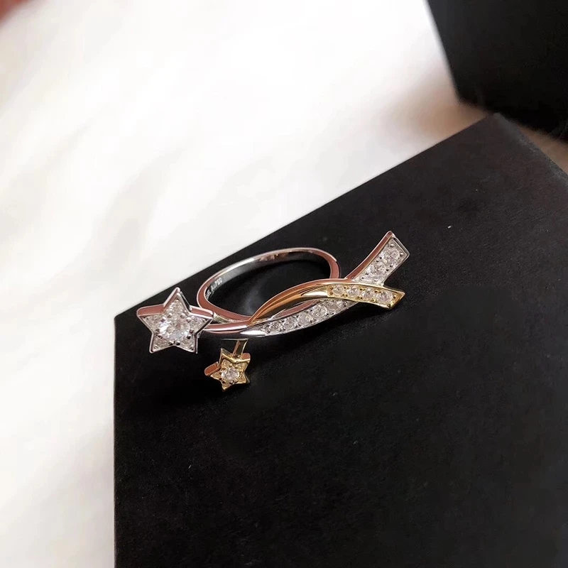 

Кольцо женское из чистого серебра 925 пробы с бриллиантами, ювелирное изделие Свадьба Помолвка