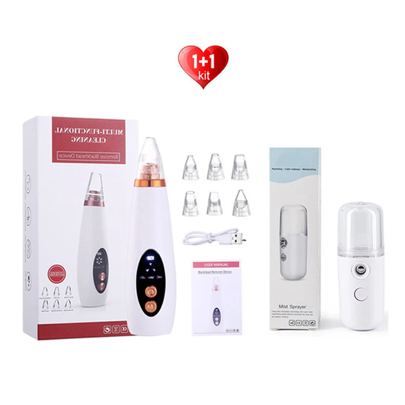 

Blackhead Remover Nose Facial Acne Vacuum Cleansing Pores Acne Removal Blackhead Acne Machine 6 Tips Beauty Skin Care Tools