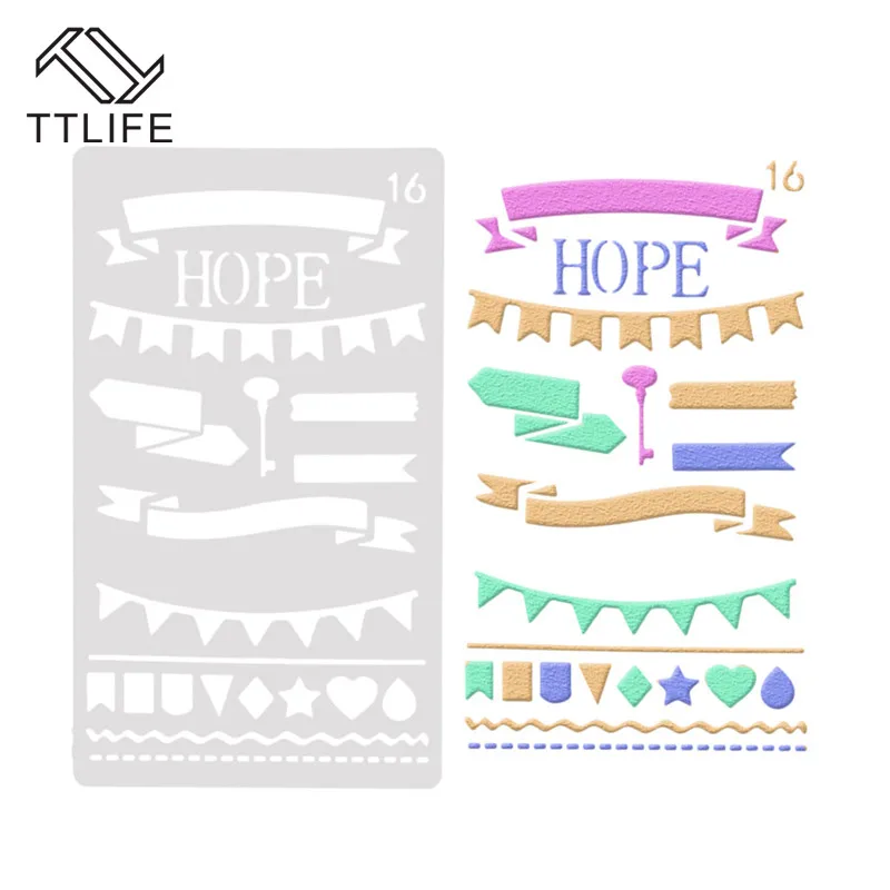 TTLIFE новые инструменты для украшения торта PP кофейная форма пластиковая гирлянда