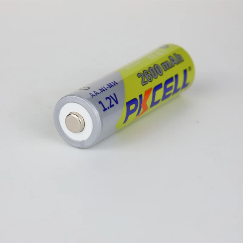 PKCELL 4PC 100% оригинальные 1.2В AA аккумуляторные батареи 2600 мАч Ni-MH Rechargeble батарея для