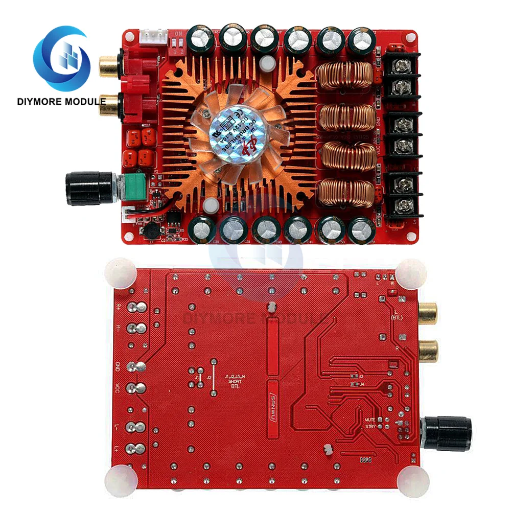 Плата цифрового усилителя высокой мощности TDA7498E 160Wx2 двухканальный Hi-Fi стерео