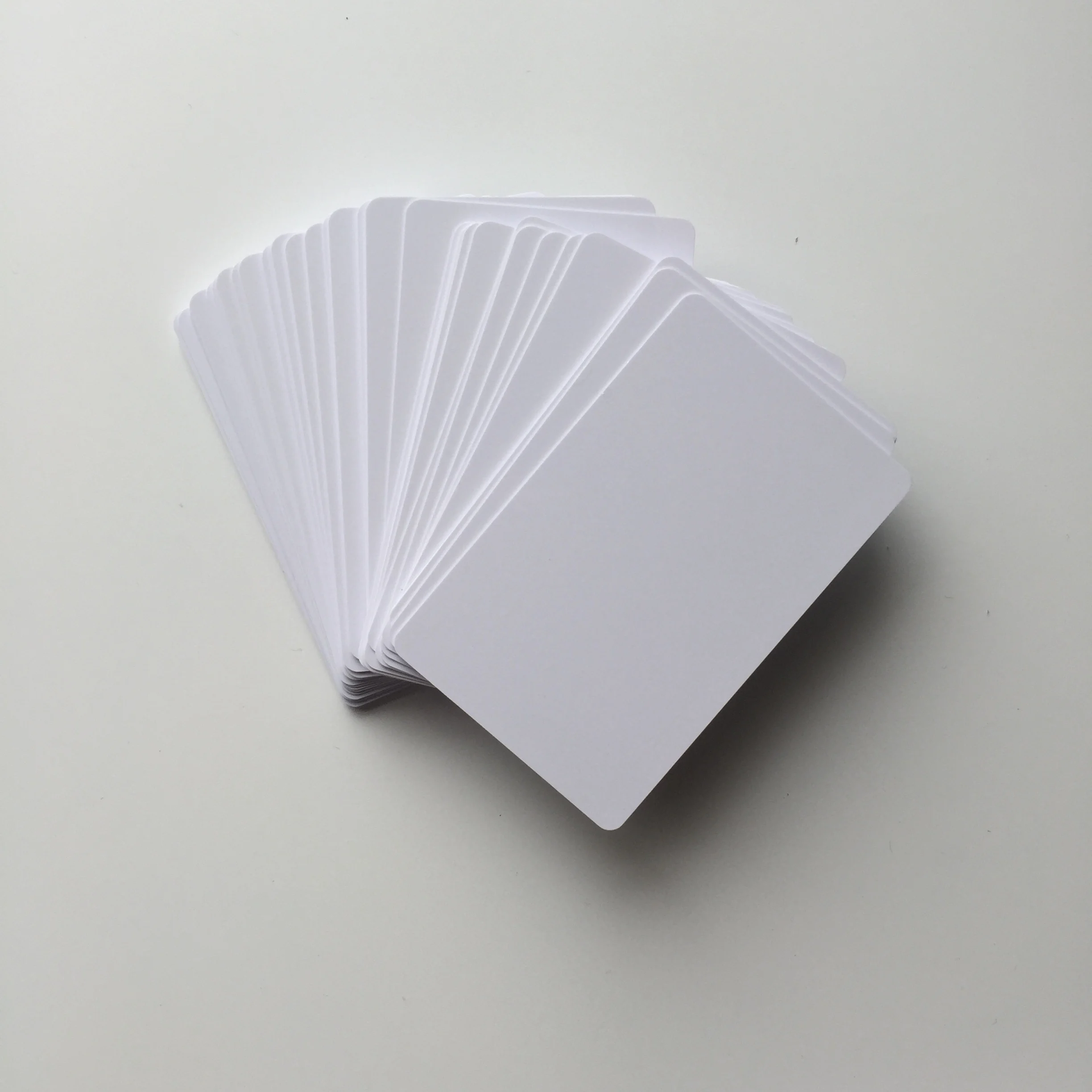50pcs/lot blank inkjet plastic pvc card Printed by Epson or Canon printers used for school card business card