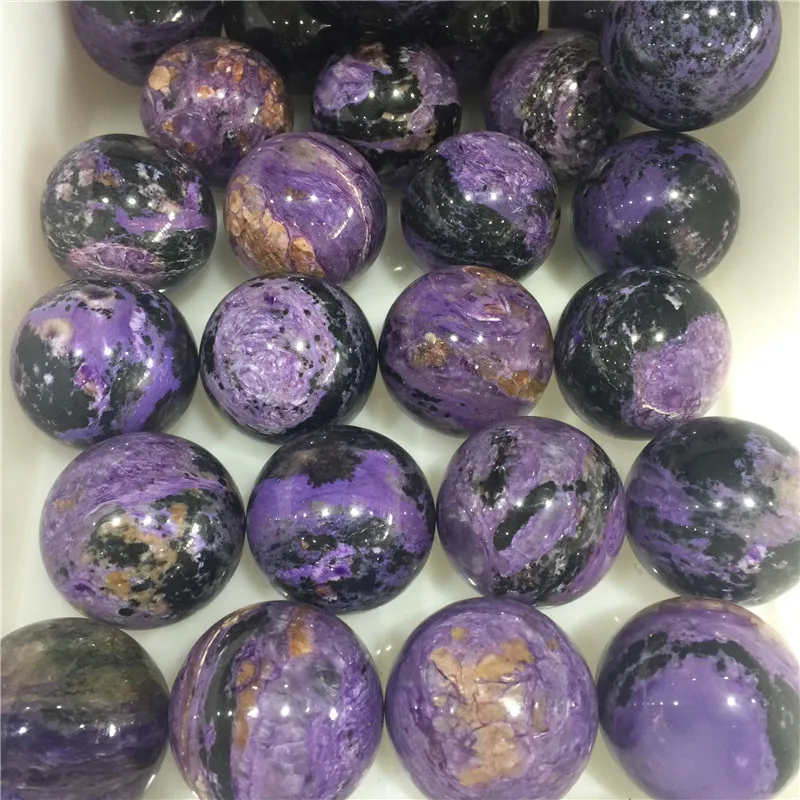 50 мм натуральный камень Charoite Хрустальная насадка шар фиолетовый натуральный камень s энергетический камень домашний Декор подарок