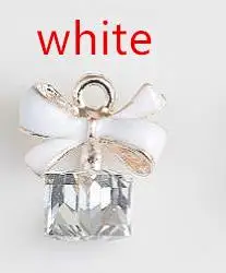 white MRHUANG, 10 шт./лот, бант, квадратное стекло, эмаль, амулеты, капля масла, цинковый сплав, золотой цвет, плавающий кулон, модные ювелирные изделия, аксессуары - Окраска металла: white
