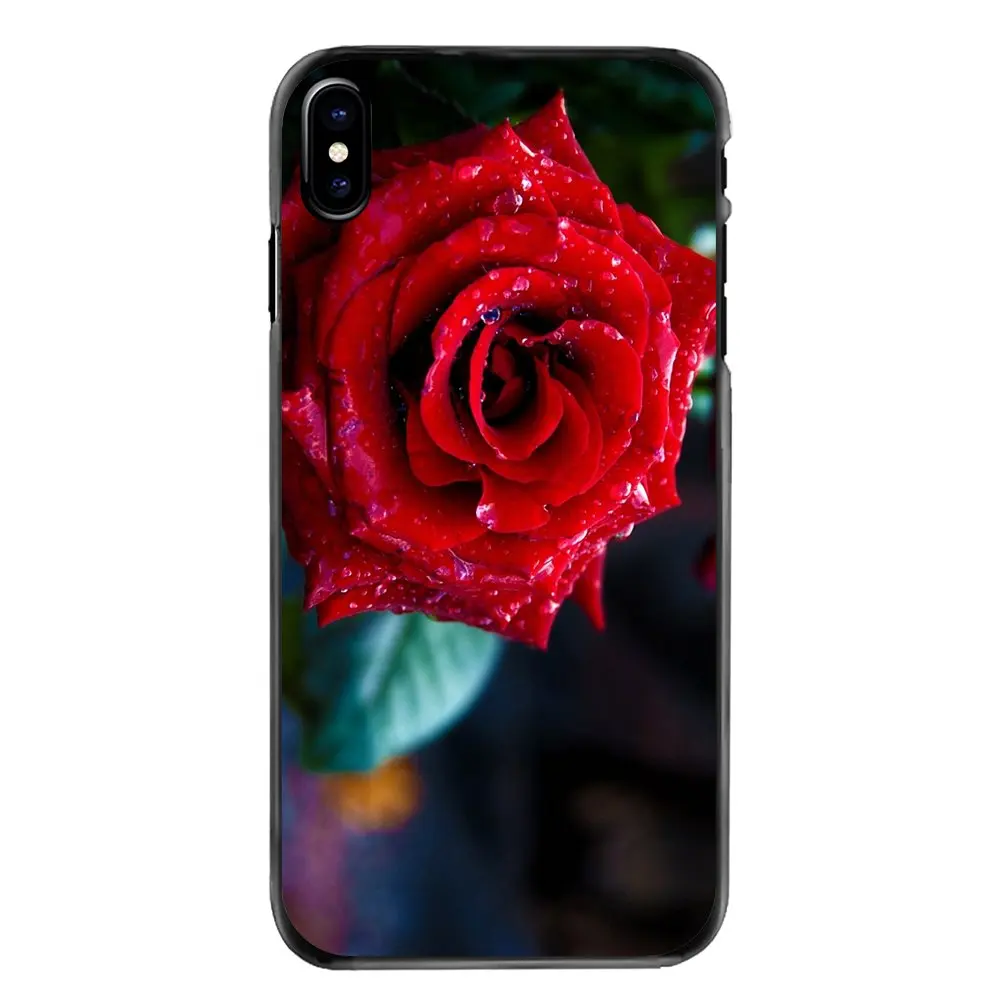 Для LG G6 L90 V20 Nexus 5X6 P K10 Moto E E2 E3 G G2 G3 G4 G5 PLUS X2 Play пластиковый черный чехол красные розы