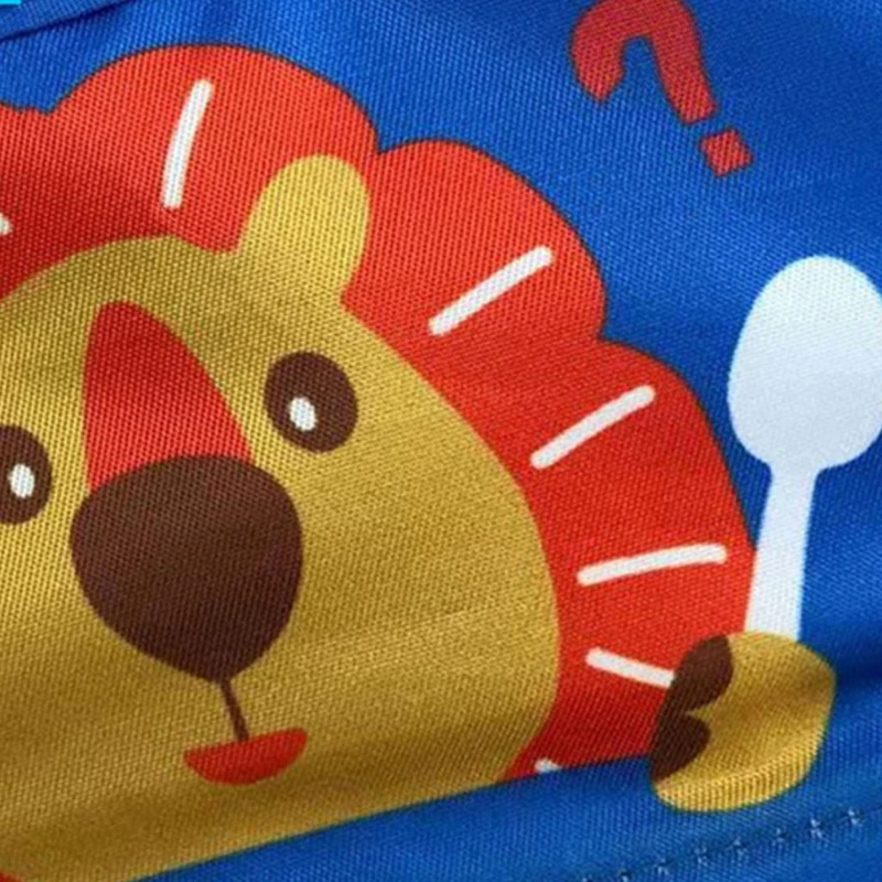 Детский мультяшный водонепроницаемый слюнявчик из пищевого силикона для