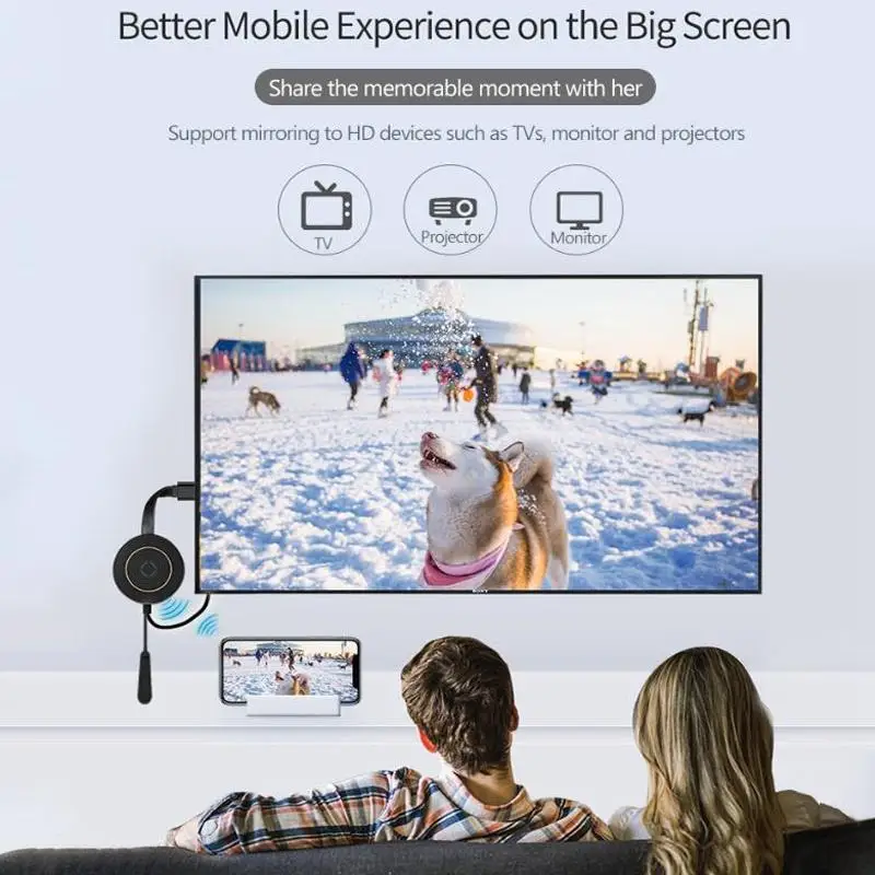 5G 4K HD беспроводной HDMI совместимый Wi Fi дисплей приемник HDTV Dongle зеркальный экран TV