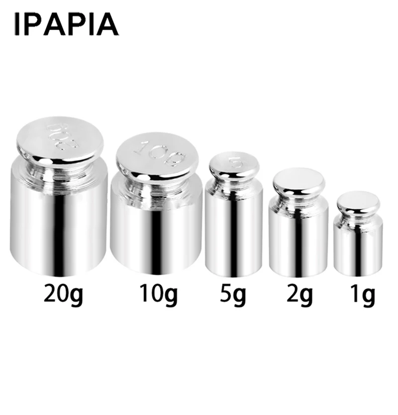 Набор хромированных весов 5 шт./компл. 1 г 2 Φ 10 20 калибровочный набор бытовые