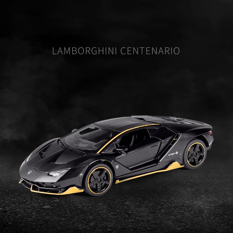 

Bisney 1:32 Lamborghini LP770 Die Cast Metal Model Super Sports Car Model Car Products Seat Decoration Toys for Kids Boys Gifts