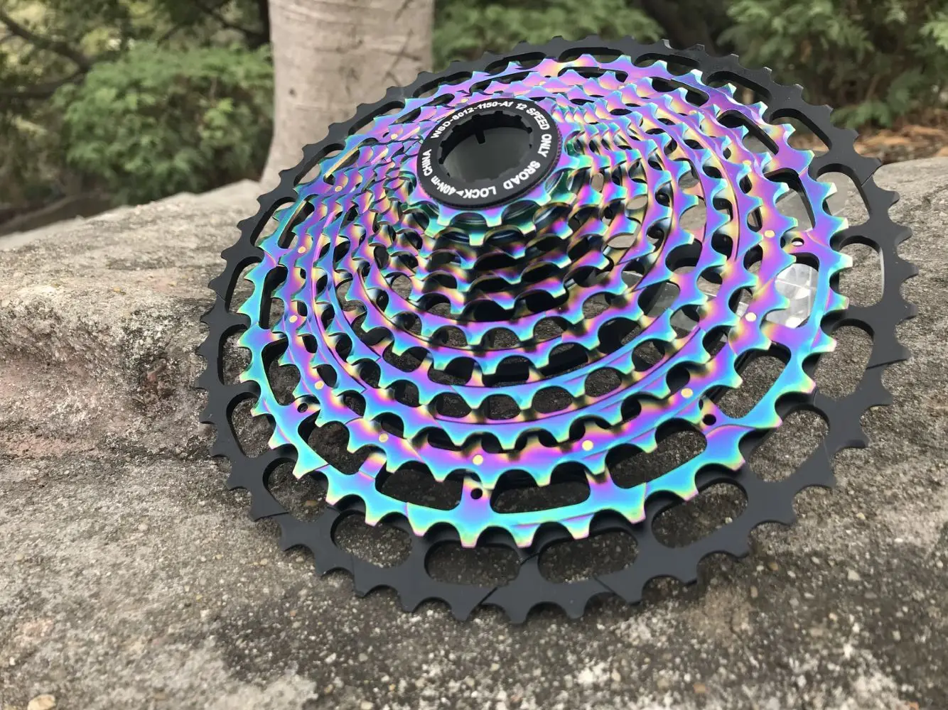 

Sroad 12s Cassett 12 speed Rainbow Cassette 12v CNC Bike Freeewheel fits Shimano Super Light CNC Bicycle Cassette 11-50T
