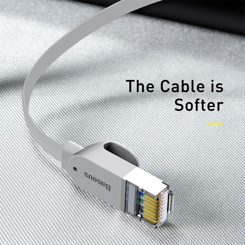 Сетевой Ethernet-Кабель Baseus высокоскоростной RJ45 гигабитный Cat 6 патч-корд 8p8c Lan