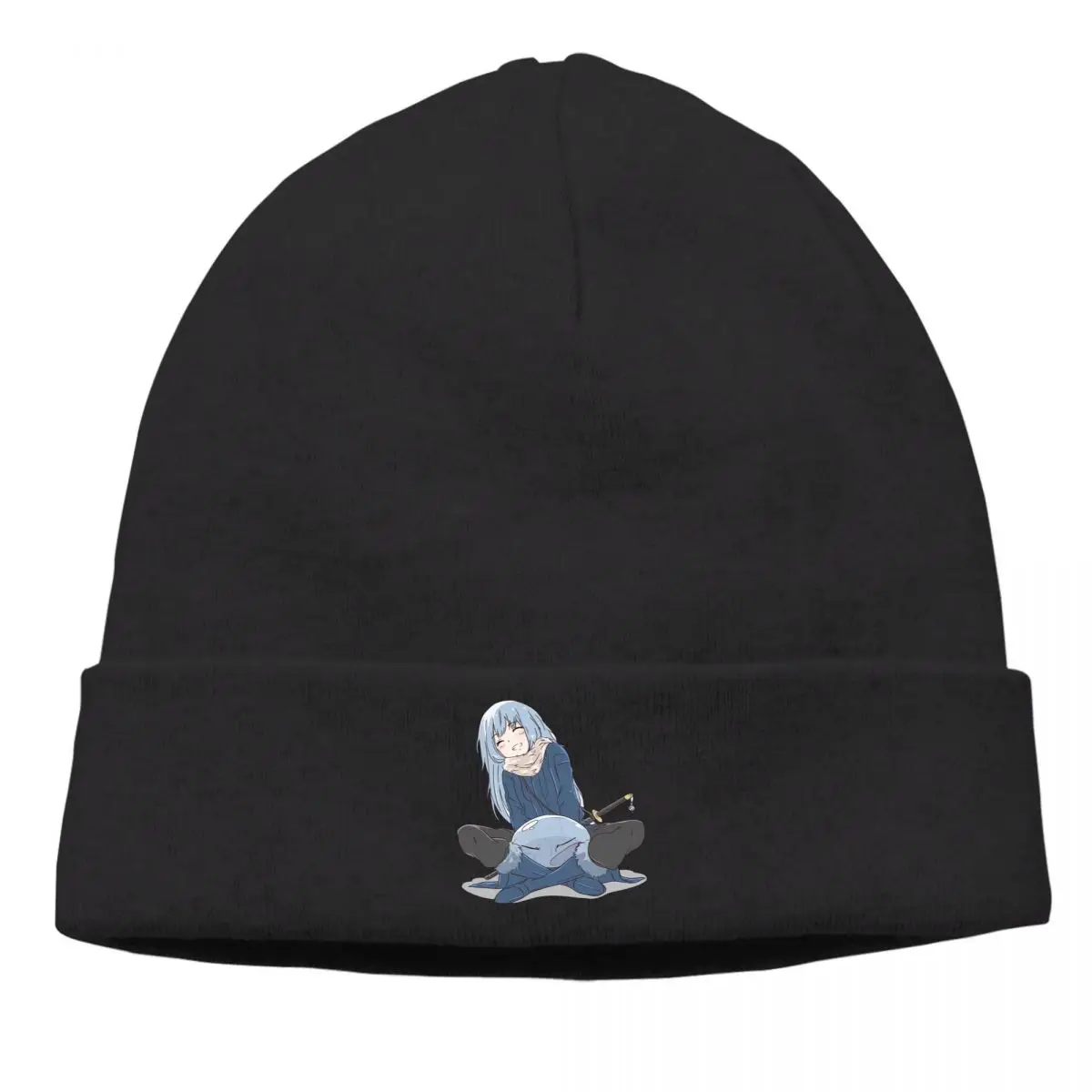 

That Time I Got Reincarnated As A Slime Fantasy Novel Skullies Beanies Caps Laugh Knit Winter Warm Bonnet Hats Unisex Ski Cap
