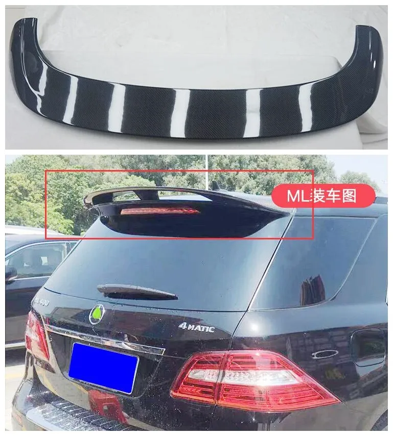 

High Quality Carbon Fiber Car Rear Trunk Lip Spoiler Wing Fits For Mercedes Benz GLE w166 GLE320/300ML350 2016 -2019