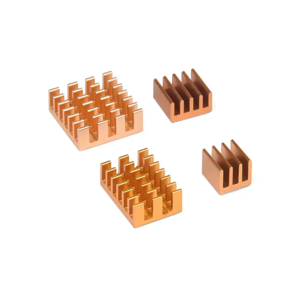 Алюминиевый радиатор Охлаждающий 4 шт. комплект радиаторов для Raspberry Pi Модель B |