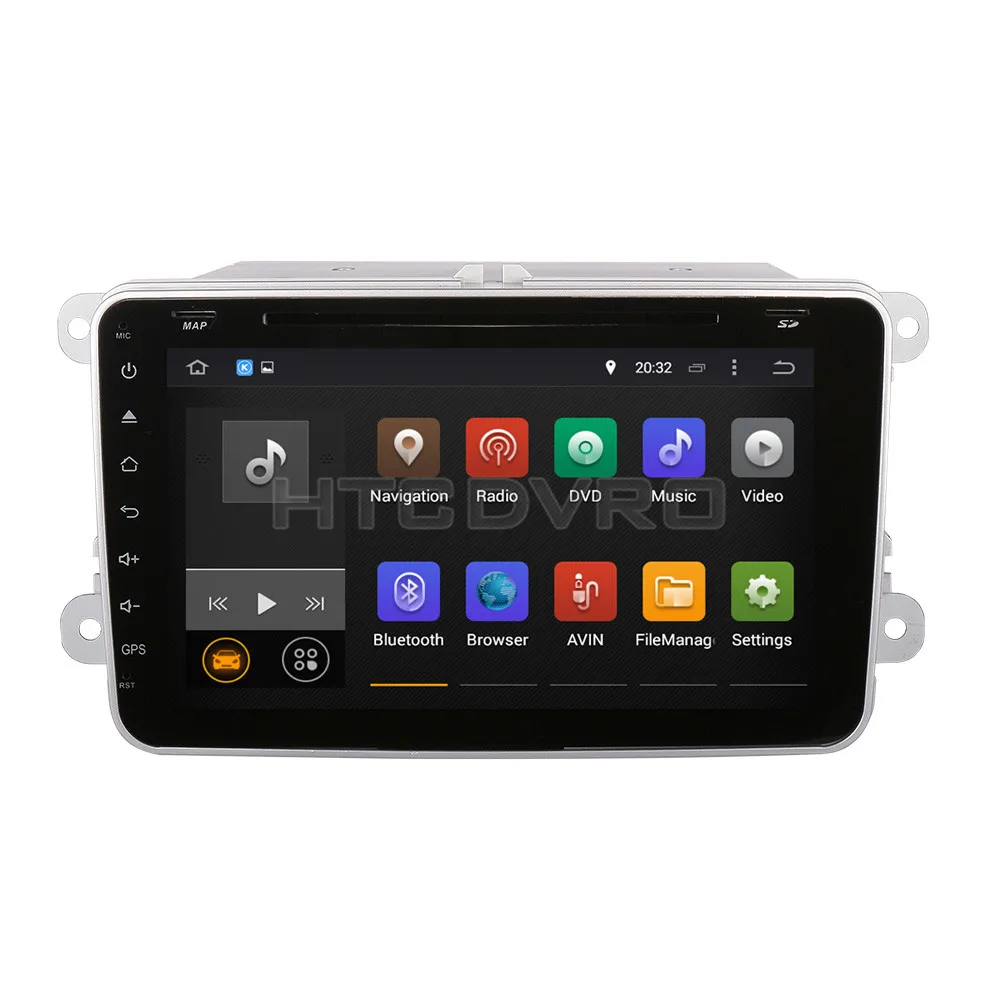 YMODVHT 8 дюймов Android 9 0 7 1 Автомобильный DVD Радио Для VW