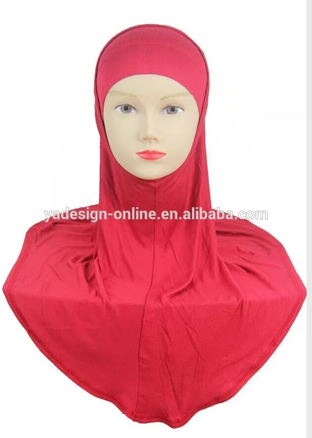 Новый высококачественный исламский хиджаб al amira 2 шт. однотонный мягкий