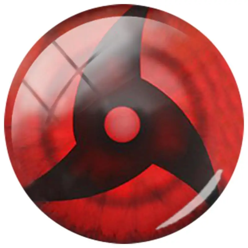 NA24 TAFREE DIY японский аниме дизайн Sharingan стеклянный кабошонный КУПОЛ 12 мм/15 мм/16 мм/18 мм/20 мм/25 мм Ювелирные изделия NA03 - Цвет: NA24