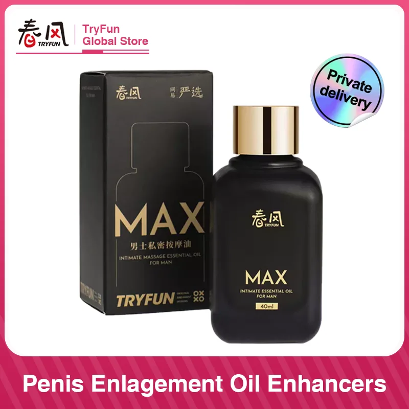 Tryfun 40 мл масло для увеличения пениса травяная эссенция усилители роста таблетки