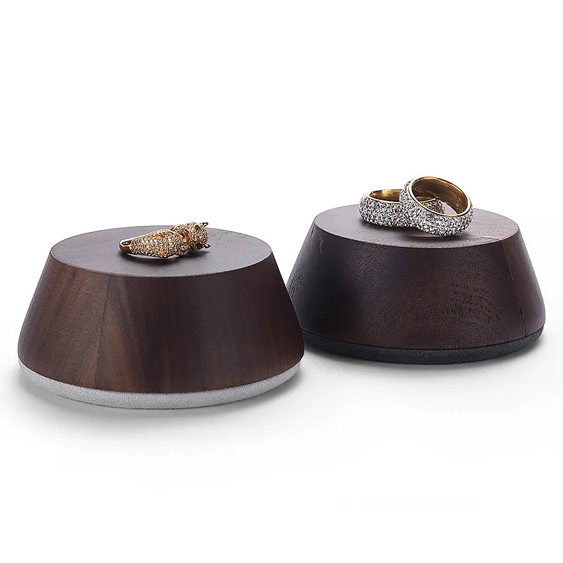 High-end Black Walnut Conical Bracelet Bracelet Display Props Bracelet Shelf Window Display Props Shop Spot