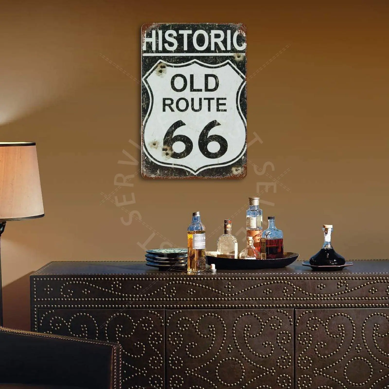 

Old American Highway Vintage Metal Tin Signs Plaque Wall Poster Retro Plate Iron Painting Bar Club Pub Home Dcor