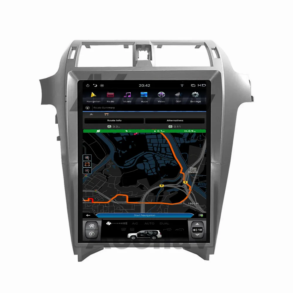 

AOONAV 15 inch DVD player vertical screen For-LEXUS GX460/GX400 2010-2019 car GPS Radio navigation Android 9.0 support carplay