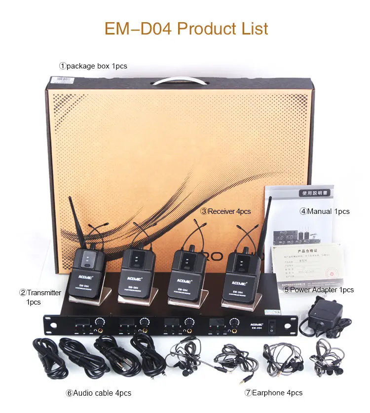 MAMKO ME-3200 In Ear Monitor Беспроводная система профессиональная для сценического представления 150 м дальность передачи
