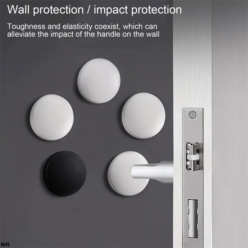 

1 Pc Home Anti-Collision Wall Sticker Thickening Silice Gel Handle Door Lock Wall Mute Protective Shockproof Crash Pad