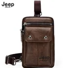 Мужская сумка через плечо JEEP BULUO, маленькая Повседневная сумка цвета хаки, сумка на плечевом ремне, легкая поясная сумка, все сезоны, 2019