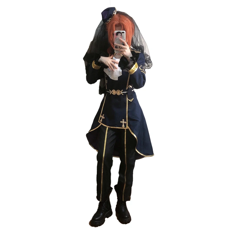 

Game Ensemble Stars Knights Tsukinaga Leo Unifrom Clothes Cosplay Costume Halloween Carnival Party Outfits Custom Made Any Size