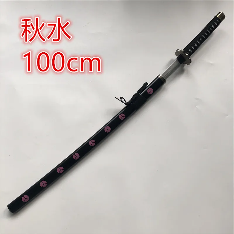100cm anime cosplay roronoa zoro sword weapon armed katana espada wood ninja knife samurai sword prop toys for teens free global shipping