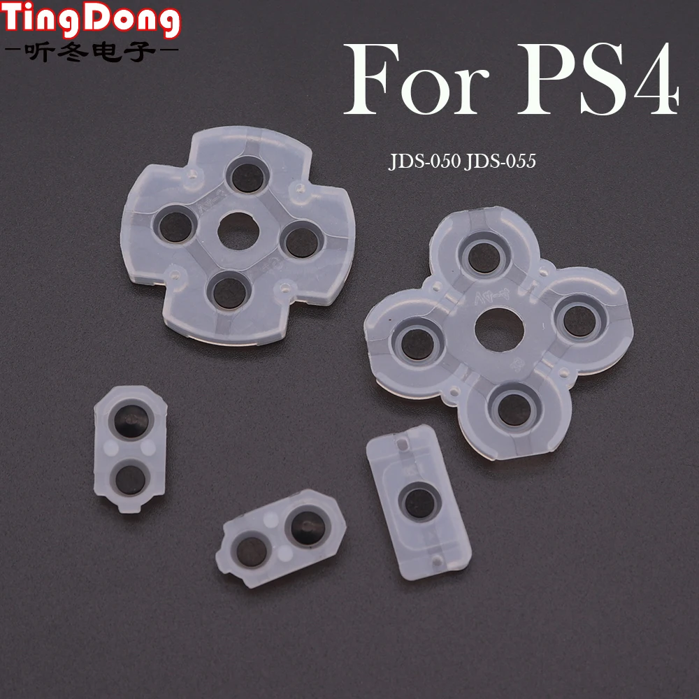 

120 set Better Quality LR Conductive Rubber Pads for PS4 JDM055 Controller Buttons rubber contact for PS4 JDS 050 055