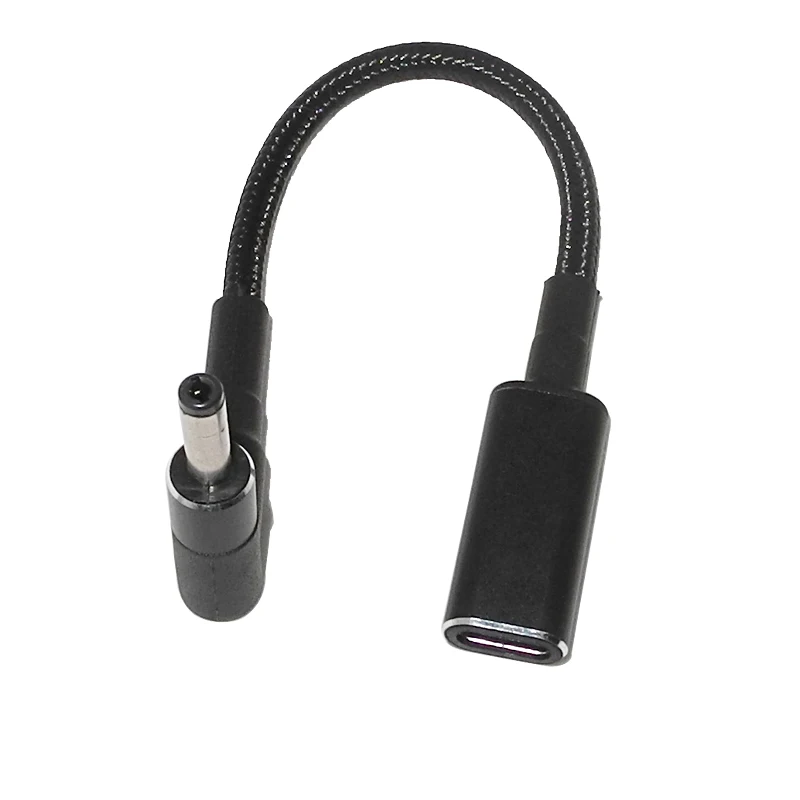 Кабель USB C для быстрой зарядки с разъемом типа мама на штекер 4 0*1 7 мм папа