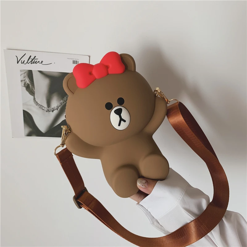 Мягкий силиконовый чехол с объемным рисунком Kawaii для мобильного телефона iPhone XS XR