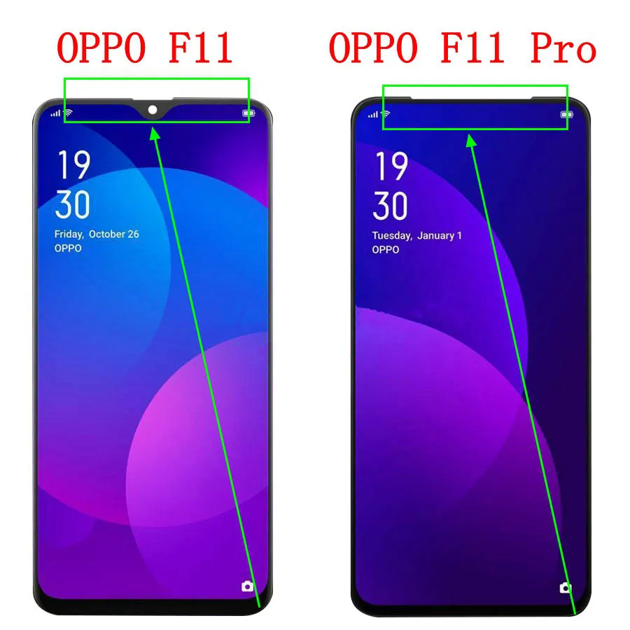 100% протестированный ЖК дисплей Oppo F11 Pro LCD CPH1969 для замены Screen|Экраны мобильных