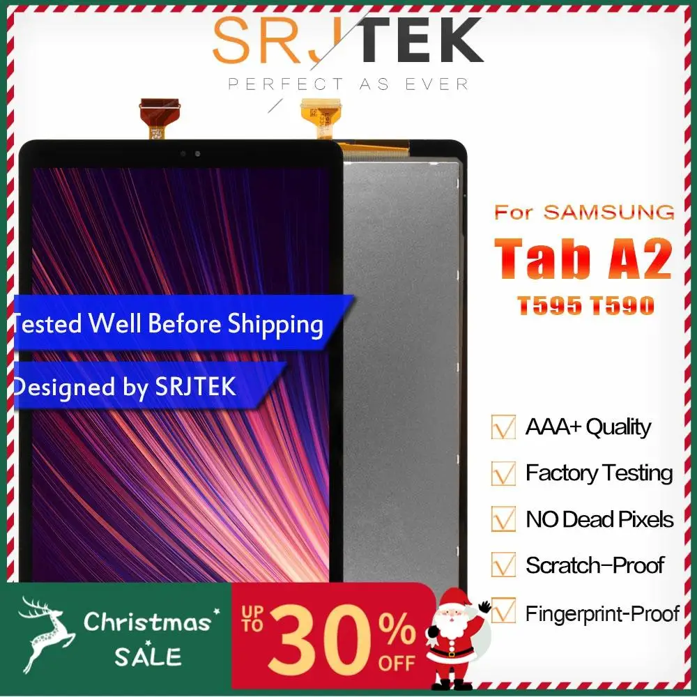 10," ЖК-дисплей для samsung Galaxy Tab A2 T590 T595, SM-T590 SM-T595, сенсорный дигитайзер, сенсорная матрица в сборе, замена