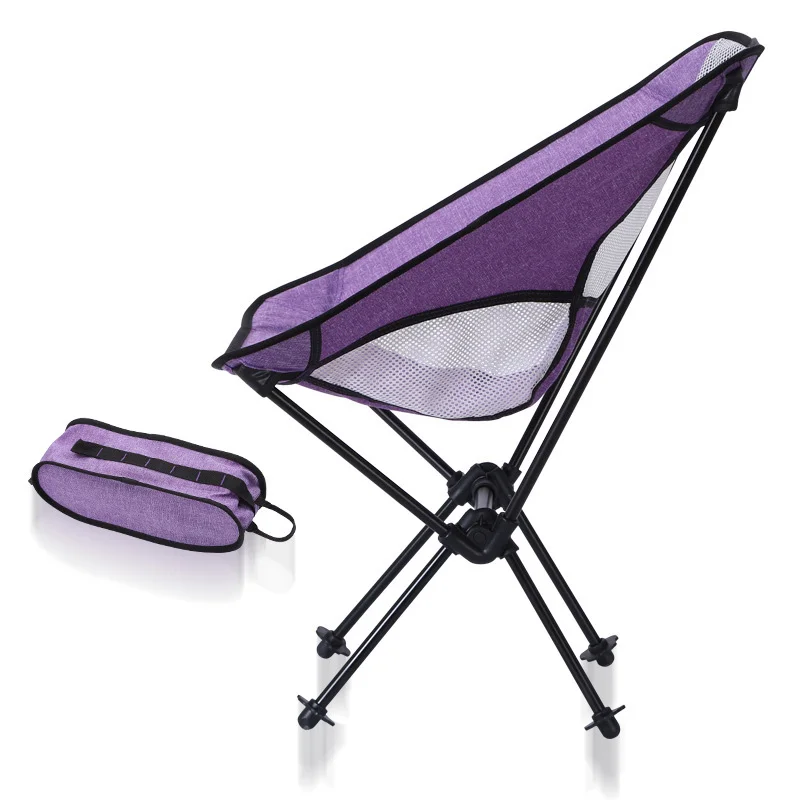 

Fishing Moon Chair 7 kinds of optional color stable camping folding outdoor furniture portable ultra light chair 0.9 KG