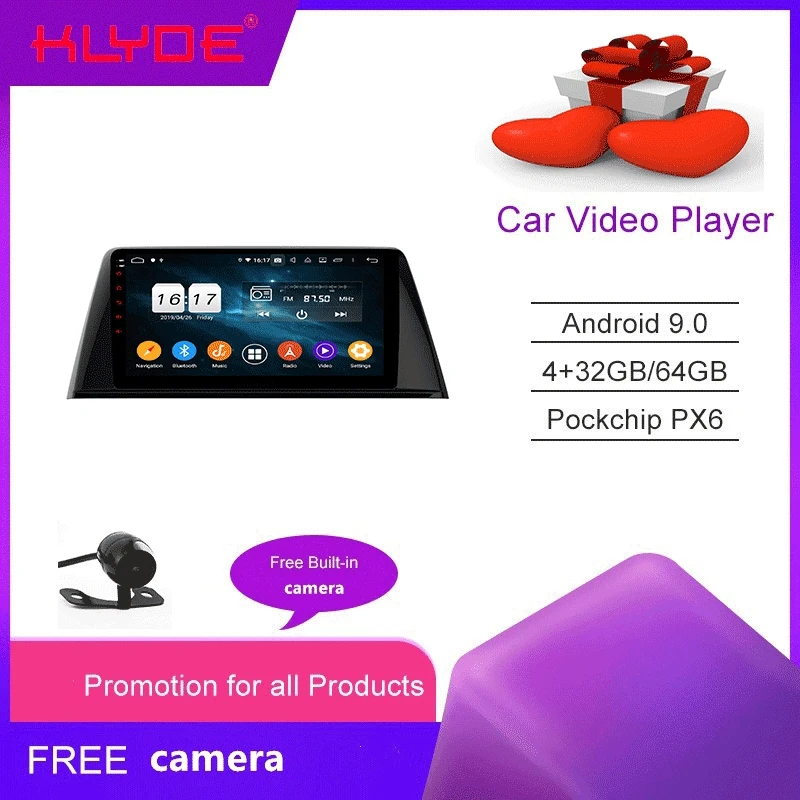Автомобильный мультимедийный DVD-плеер KLYDE Carplay с экраном Android 10 0 для Peugeot PG308 2016-2020