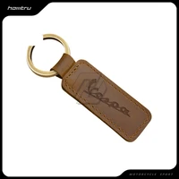 motorcycle keychain cowhide key ring case for vespa lx lxv sprint gts gtv 50 150 250 300 300ie super sport